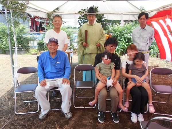 地鎮祭を執り行いましたの画像