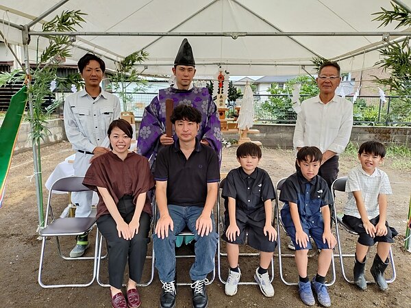 地鎮祭を執り行いました。２０２６年9月の画像